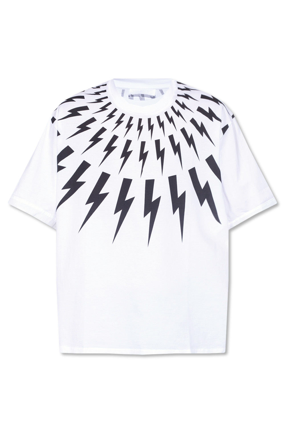 shirt Neil Barrett SchaferandweinerShops Switzerland Palm Angels Logo White T Shirt Printed T